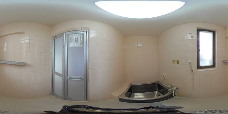 パノラマ画像バスルーム