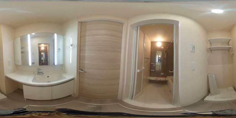 パノラマ画像洗面所