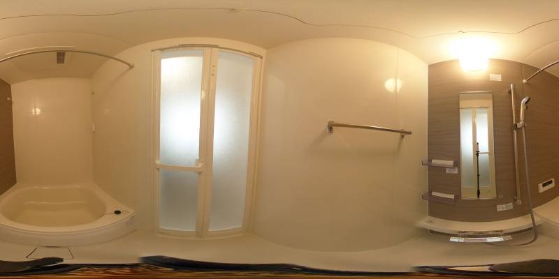 パノラマ画像バスルーム