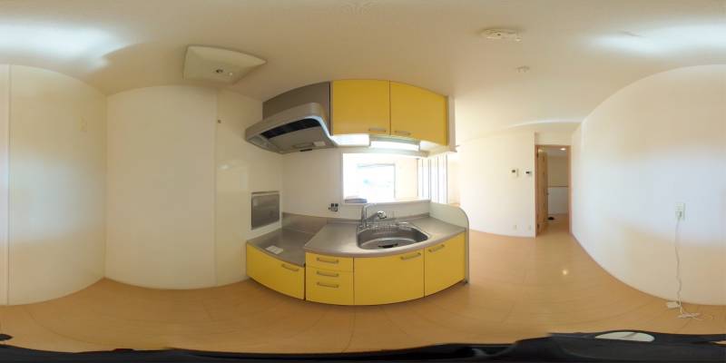 パノラマ画像キッチン