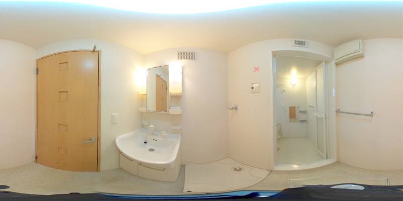 パノラマ画像洗面所