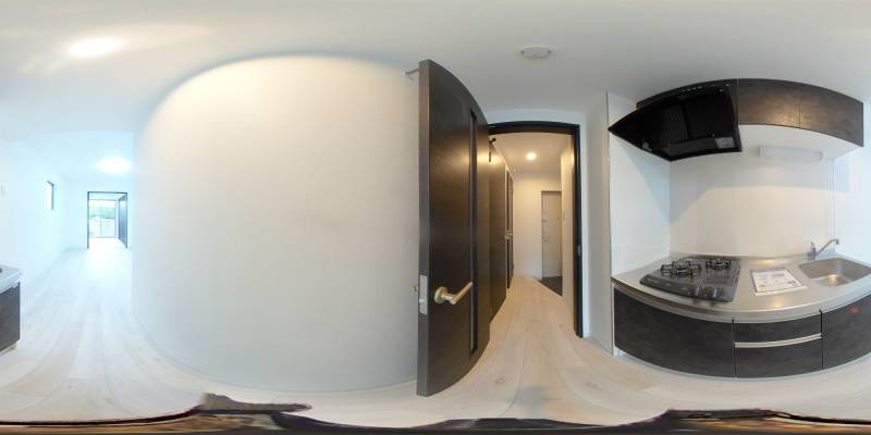 パノラマ画像キッチン