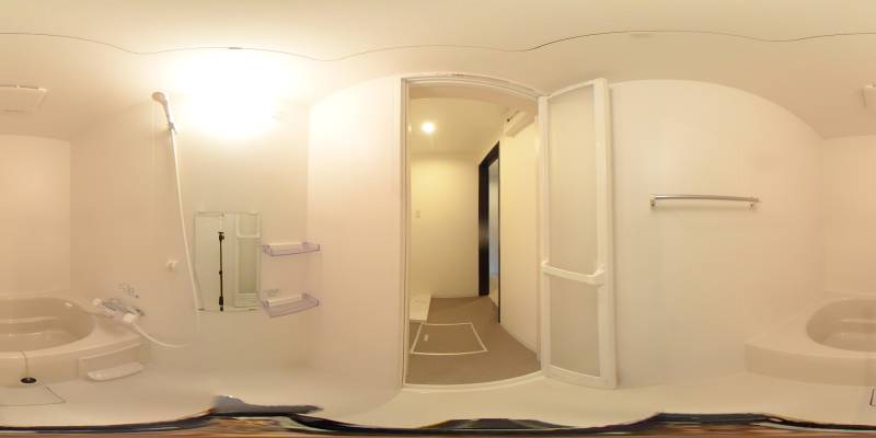 パノラマ画像バスルーム