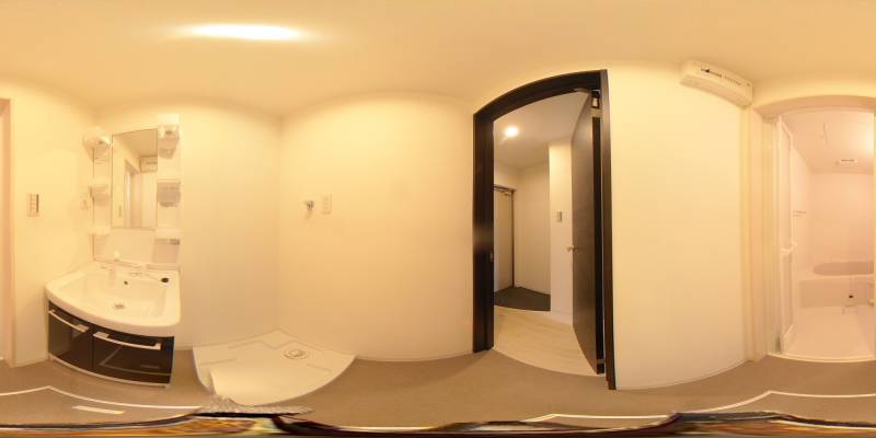 パノラマ画像洗面所