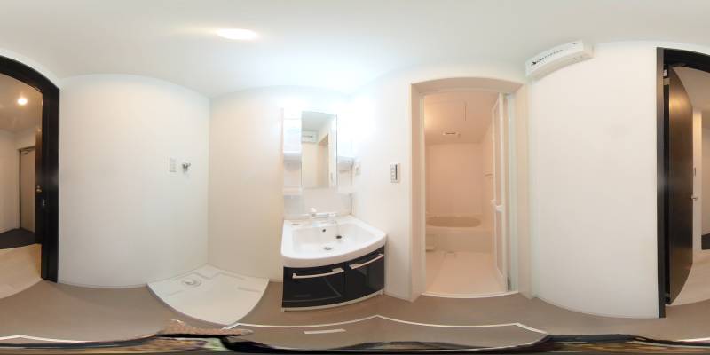 パノラマ画像洗面所