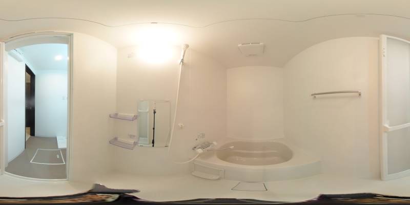 パノラマ画像バスルーム