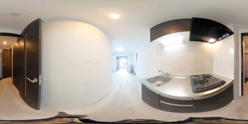 パノラマ画像キッチン