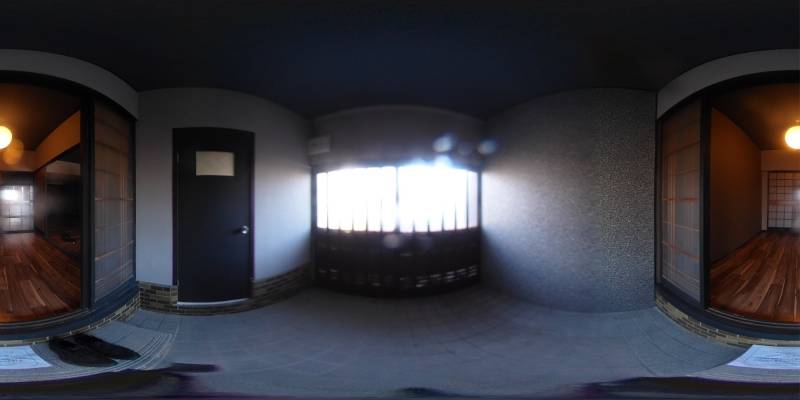 パノラマ画像玄関