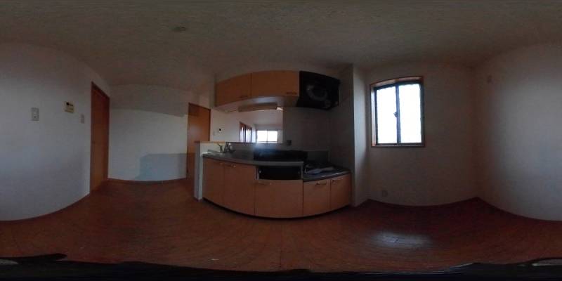 パノラマ画像キッチン