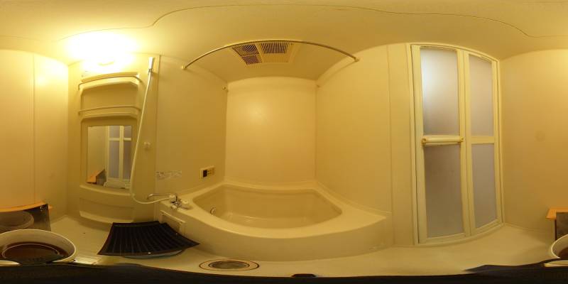 パノラマ画像バスルーム