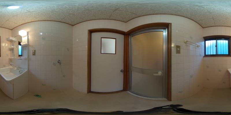 パノラマ画像洗面所