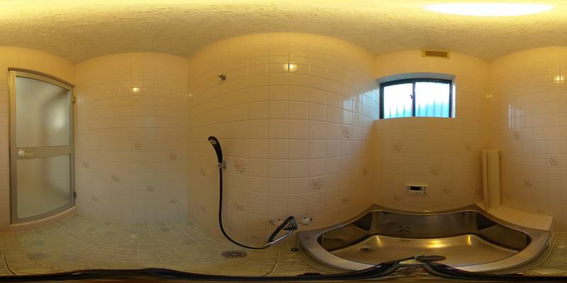 パノラマ画像バスルーム