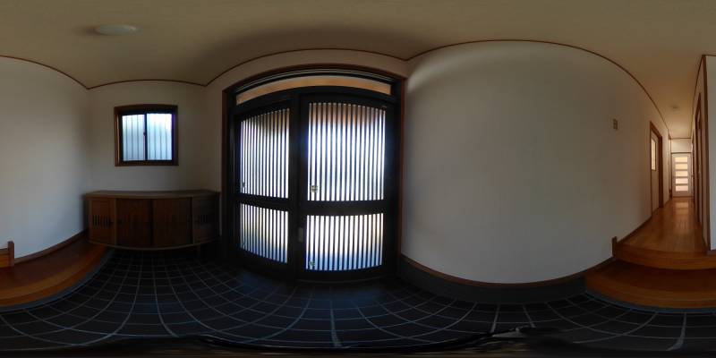 パノラマ画像玄関