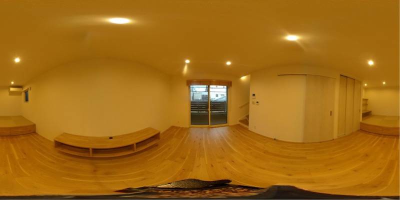 パノラマ画像洋室