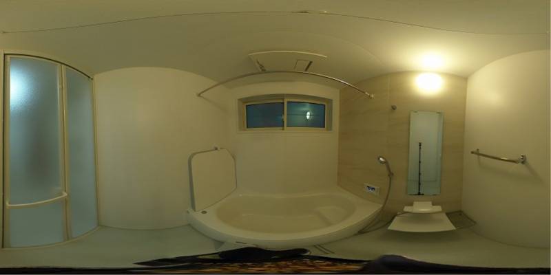 パノラマ画像バスルーム