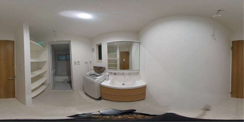 パノラマ画像洗面所