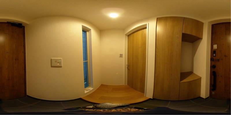 パノラマ画像玄関