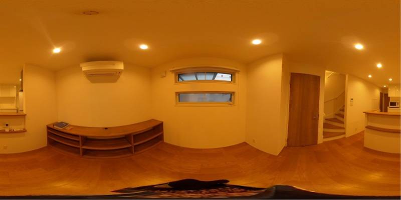 パノラマ画像リビング