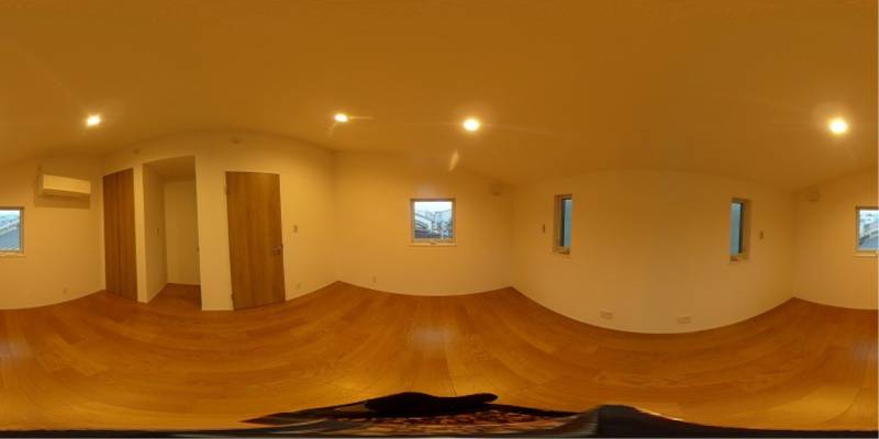 パノラマ画像洋室