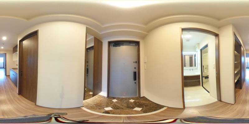 パノラマ画像玄関