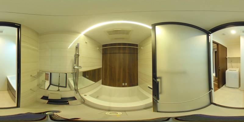 パノラマ画像バスルーム