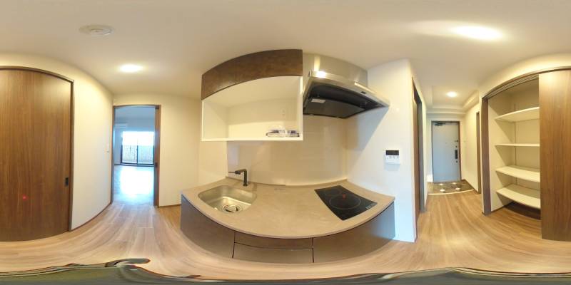 パノラマ画像キッチン