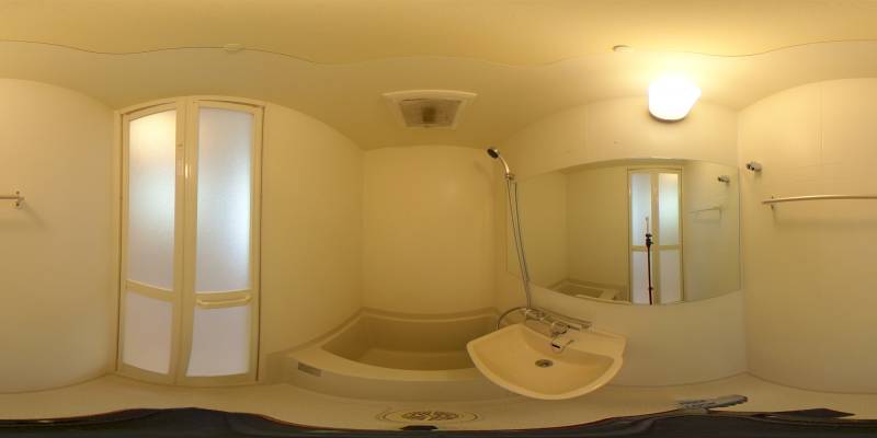 パノラマ画像バスルーム