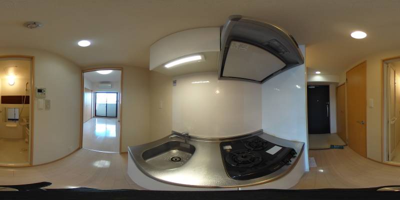 パノラマ画像キッチン