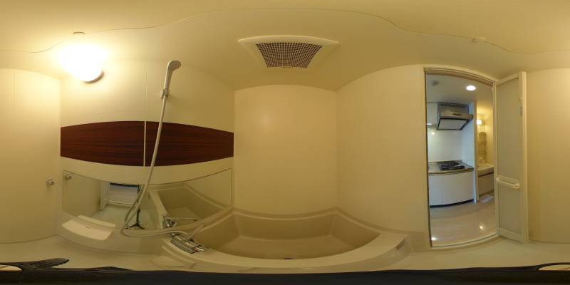 パノラマ画像バスルーム