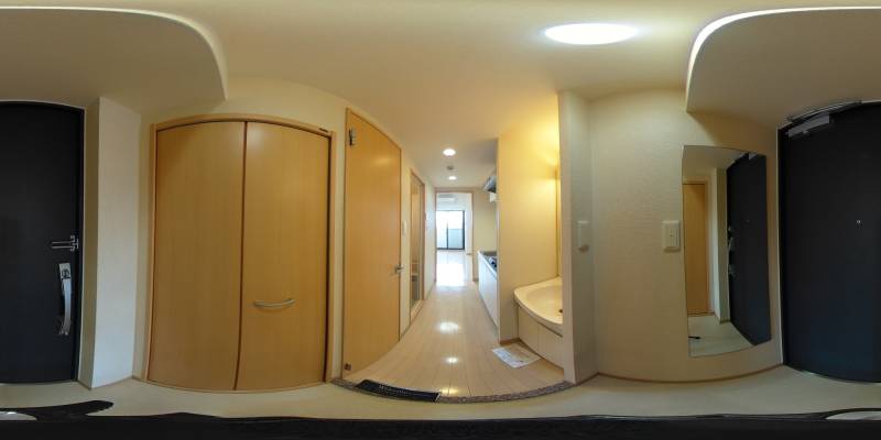 パノラマ画像玄関