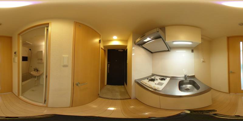 パノラマ画像キッチン