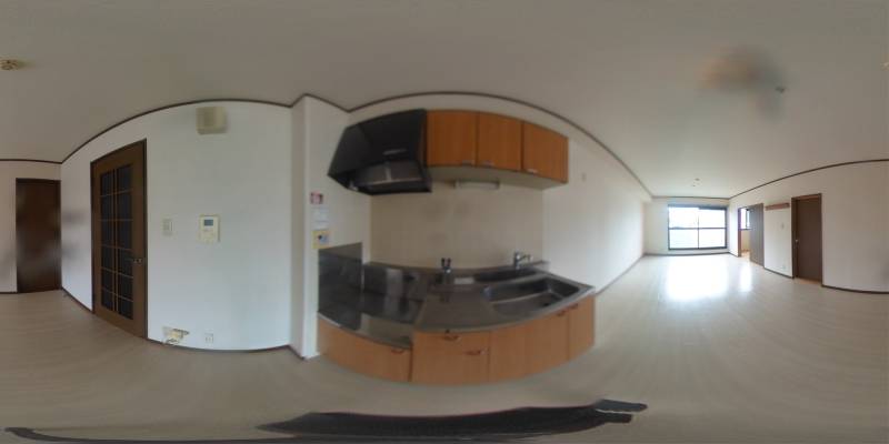 パノラマ画像キッチン