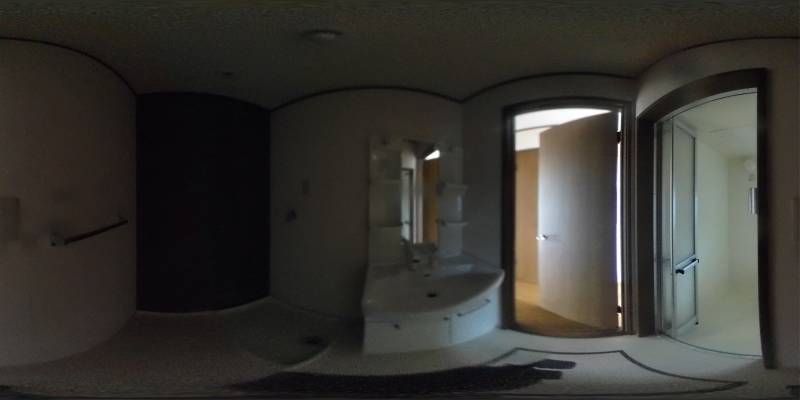 パノラマ画像洗面所