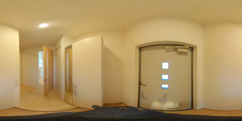 パノラマ画像玄関