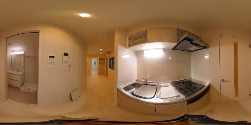 パノラマ画像キッチン