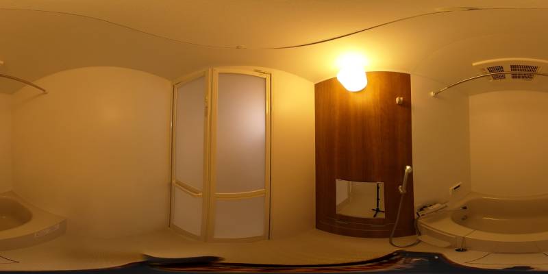 パノラマ画像バスルーム