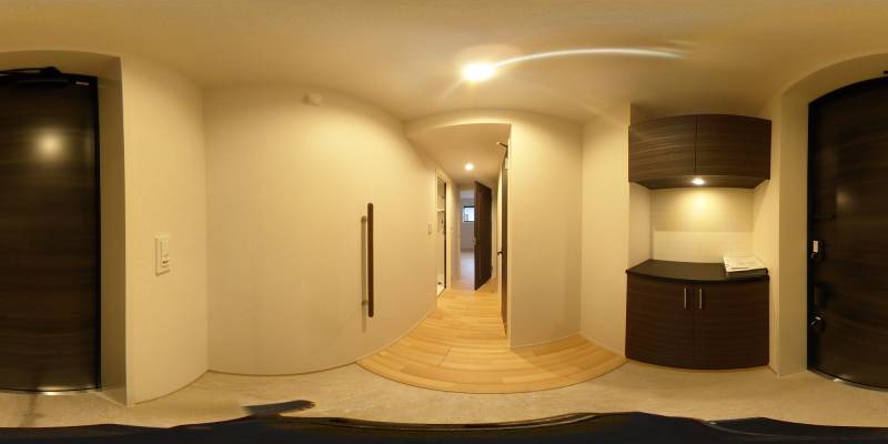 パノラマ画像玄関