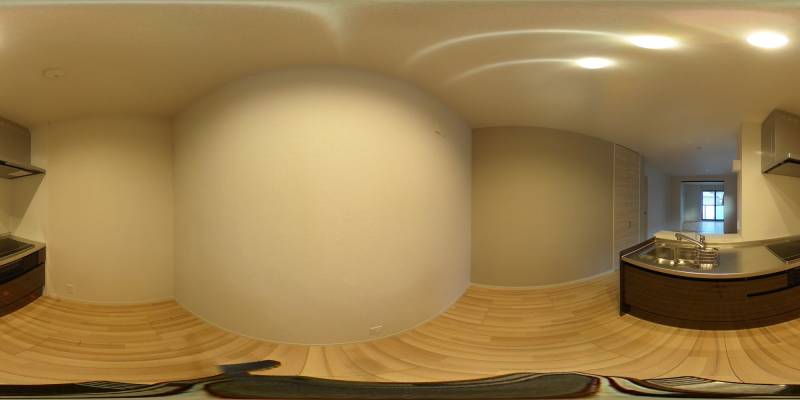 パノラマ画像キッチン