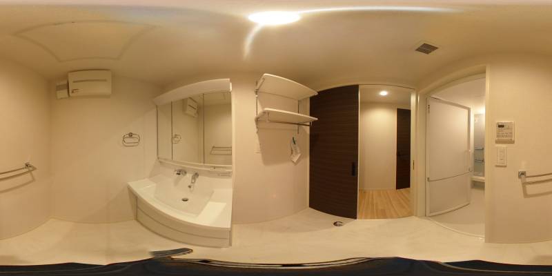 パノラマ画像洗面所