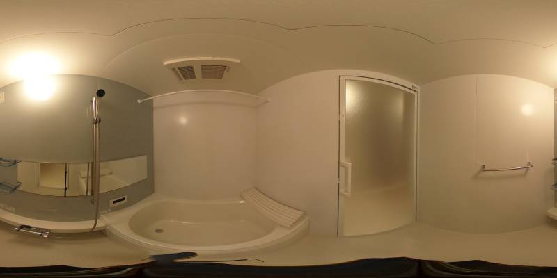 パノラマ画像バスルーム