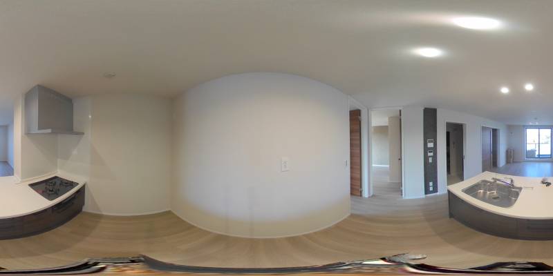 パノラマ画像キッチン