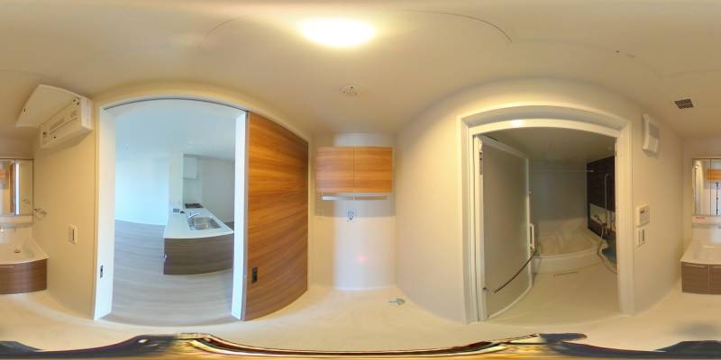 パノラマ画像洗面所