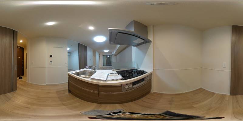 パノラマ画像キッチン