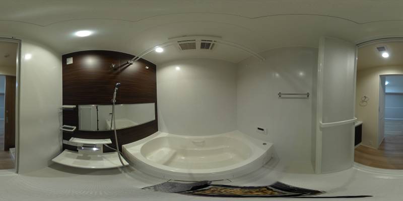 パノラマ画像バスルーム