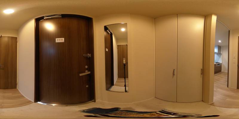 パノラマ画像玄関