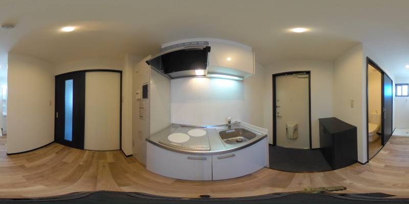 パノラマ画像キッチン