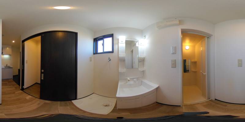 パノラマ画像洗面所