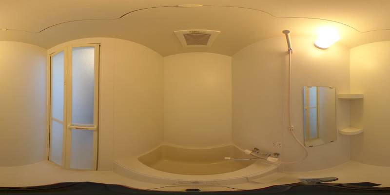 パノラマ画像バスルーム