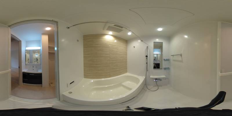 パノラマ画像バスルーム