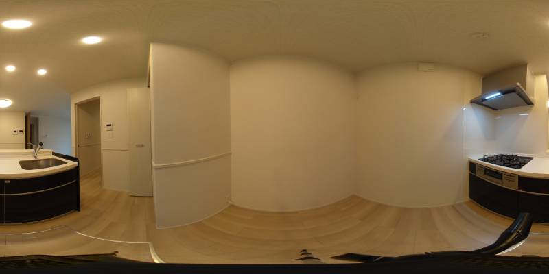 パノラマ画像キッチン